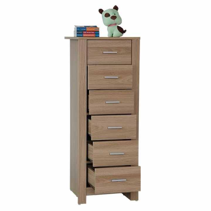 Tủ Đồ 6 Ngăn Lona 8623-N (Màu tự nhiên)
