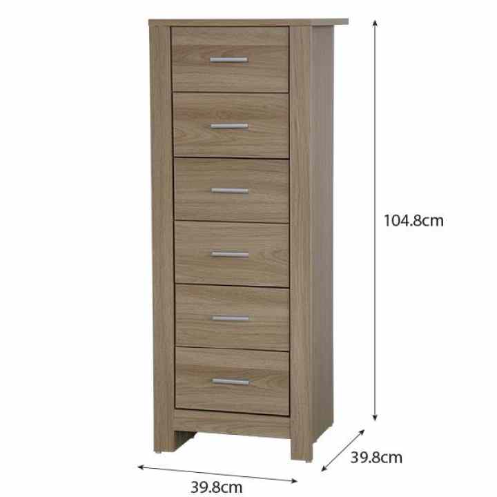 Tủ Đồ 6 Ngăn Lona 8623-N (Màu tự nhiên)