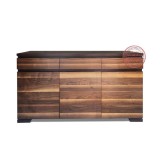 Tủ đựng đồ 3 cánh 3 ngăn kéo màu gỗ walnut