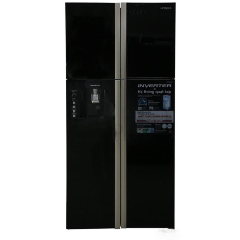 Tủ lạnh Hitachi R-W660PGV3 540 lít inverter màu đen