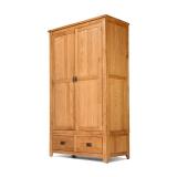 Tủ quần áo Rustic 2 cánh gỗ sồi 1m2