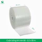 B5 - 20cm x 50m - Cuộn bong bóng khí (bọc màng xốp hơi) chịu lực tốt bảo vệ hàng hóa khi vận chuyển