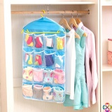 [HCM]Túi treo tủ quần áo 16 ngăn hỗ trợ đựng vớ khăn tay và vật nhỏ Chodeal24h - Xanh Dương
