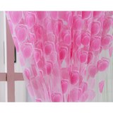 Rèm vải tuyn họa tiết totem hoa lá trang trí cửa nhà cửa sổ MKLG - INTL