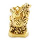 Tượng cá chép hóa rồng 16x9cm