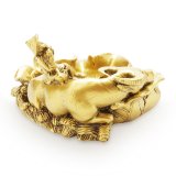 Tượng gạt tàn con trâu 16x10cm