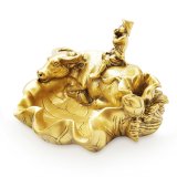 Tượng gạt tàn con trâu 16x10cm