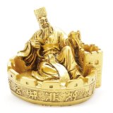 Tượng gạt tàn Tần Thủy Hoàng 14x13cm