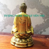 Tượng Phật A Di Đà tọa đài sen 20x12cm