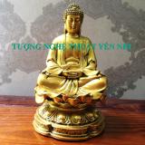 Tượng Phật A Di Đà tọa đài sen 20x12cm