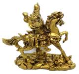 Tượng Quan Công cưỡi ngựa 26x22cm