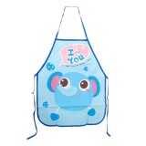 UINN Kids Chef Apron Sets Child Cooking Painting Waterproof Children Gowns Bibs Blue - intl