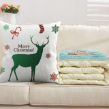 UINN Retro Giáng Sinh Cotton Dòng Áo Gối Phòng Ngủ Trang Trí Sofa Đệm Lót Màu 6-quốc tế
