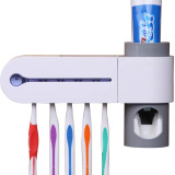 UV Light Family Toothbrush Sterilizer Storage Automatic Toothpaste Dispense (Intl)