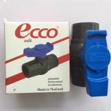 Van khóa nước cao cấp Ecco phi 34 có răng trong