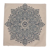 Hoa Vintage Vải Lanh Cotton Ném Gối Bao Sofa Giường Đệm Trang Trí Nhà-quốc tế