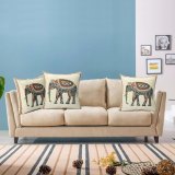 Vintage Voi Ấn Độ Vải Lanh Cotton Vỏ Gối Sofa Eo Đệm Trang Trí-quốc tế