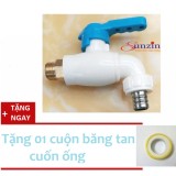 Vòi hồ Sunzin 01 - Đầu nhựa ABS, đuôi đồng, tặng 01 cuộn băng tan