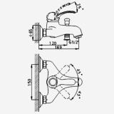 Vòi lavabo nóng lạnh mạ crom cao cấp Global Link  - 2549516C