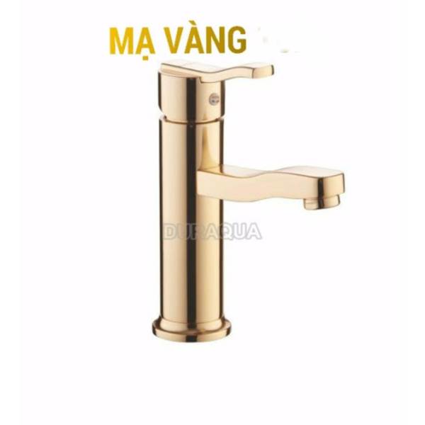 Vòi Lavabo nóng lạnh mạ vàng hợp kim nhôm siêu bền