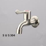 Vòi nước lạnh gắn tường bằng inox 304 đầu vòi tạo bọt chống bắn nước