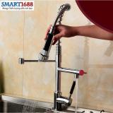 Smart1688 Vòi nước nóng lạnh inox 304, vòi nước rửa tay, vòi rửa chén bát Euro Quality