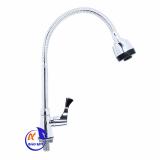 [HCM]Vòi rửa chén lạnh cần lò xo Kanto KCL13 (Bạc)
