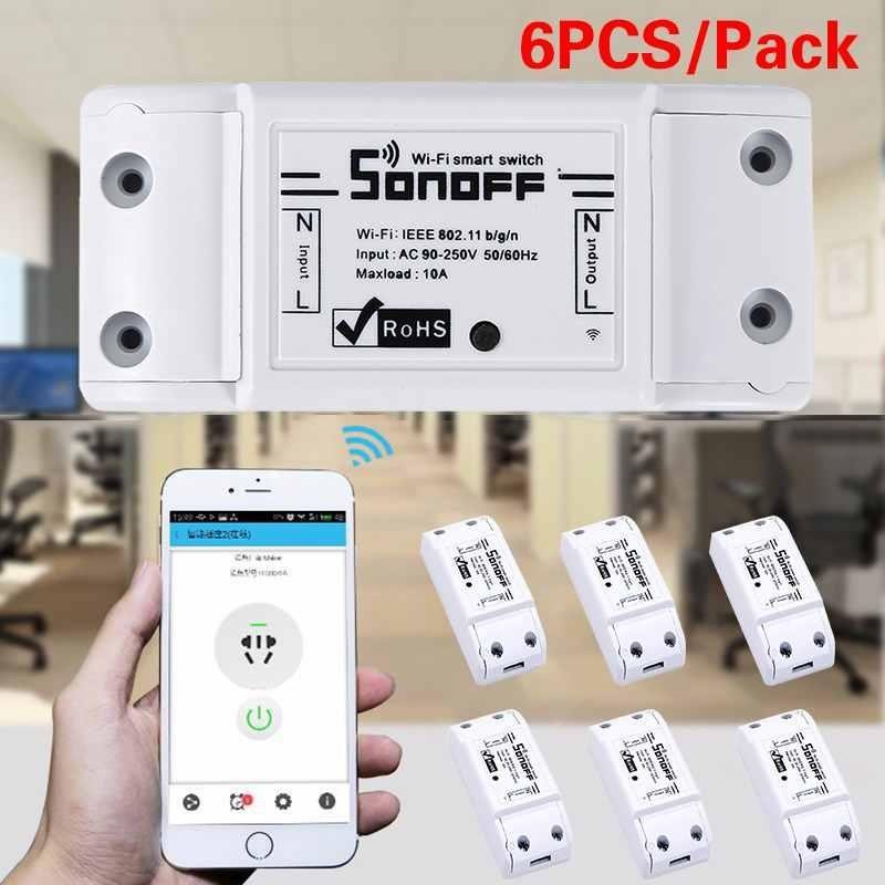 WiFi Wireless Smart Switch Module ABS Shell Socket for DIY Home For Sonoff ITEAD - intl