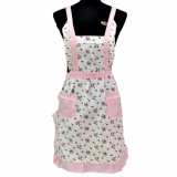 Women Lady Restaurant Home Kitchen For Pocket Cooking Cotton Apron Bib