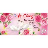 Tranh thêu chữ thập Vợ chồng X8015-Ngọc Thịnh