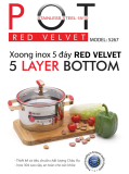 Xoong Red Velvet inox 304 Elmich 2355270