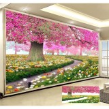 Y8023-TRANH GẮN ĐÁ CAO CẤP CÂY TÌNH YÊU - 120X65