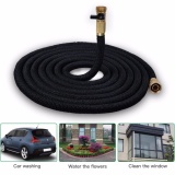 Yika 3 Times Telescopic Pipe / Garden Water Pipe / Rubber Hose / For Garden Irrigation Watering 100FT - intl