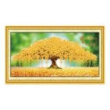 Tranh đính đá Cây tiền vàng YN2054-Ngọc Thịnh