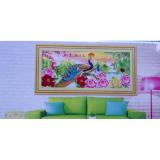 Tranh chấm hạt,  đính đá,  chấm đá, tranh cườm phú quý bình an YN2077-NgocThinhShop