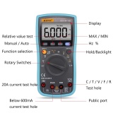 ZOYI VC17B+ Digital Multimeter 6000 Counts Backlight AC/DC Ammeter Voltmeter Ohm Portable Meter Multimetro - intl