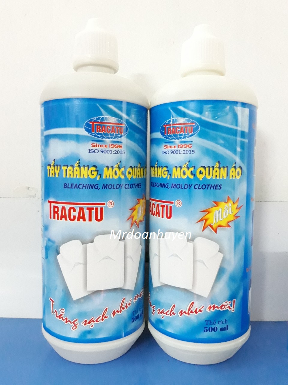 Tẩy Trắng Quần Áo TRACATU Chai 500ML