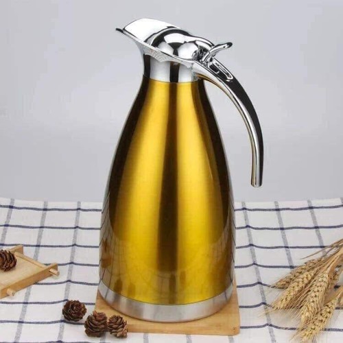 Bình Nước Cách Nhiệt Pha Trà Cà Phê Cao Cấp 2L- Bình Pha Trà - Bình Pha Trà , Pha Cà Phê Mỏ Vịt Đựng Nước 2 Lít Inox Cách Nhiệt Cao Cấp Nhiều Màu - bình giữ nhiệt dung tích lớn - đồ dùng phòng ăn uống - nobita shop