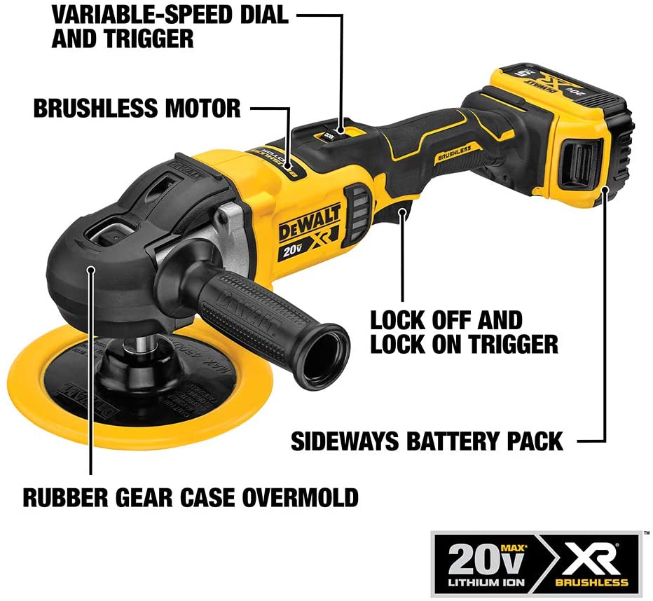 [HCM]Máy đánh bóng dewalt DCM849 20v (thân máy)