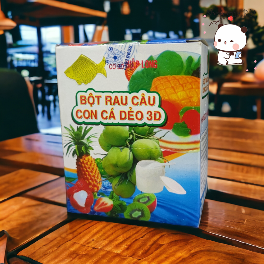BỘT RAU CÂU CON CÁ DẺO HIỆP LONG (Gói 12g)