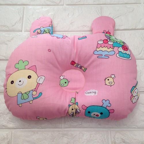 [HCM]Gối Lõm Đáng Yêu Cotton Cho Bé