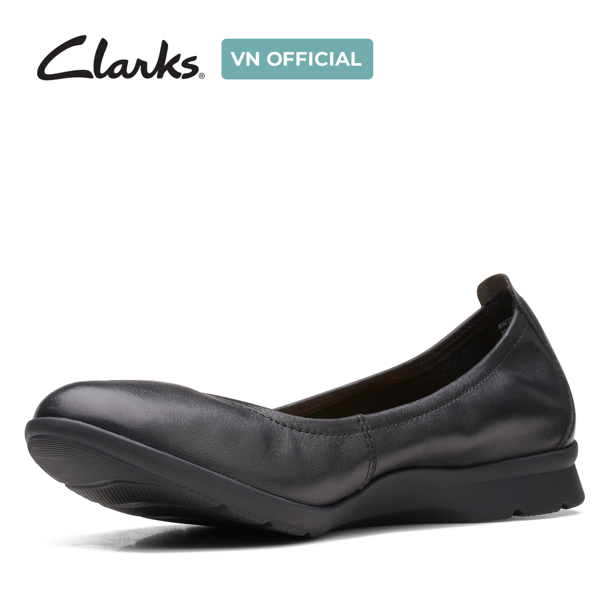 Giày Đế Bệt Da Nữ Clarks - Jenette Ease