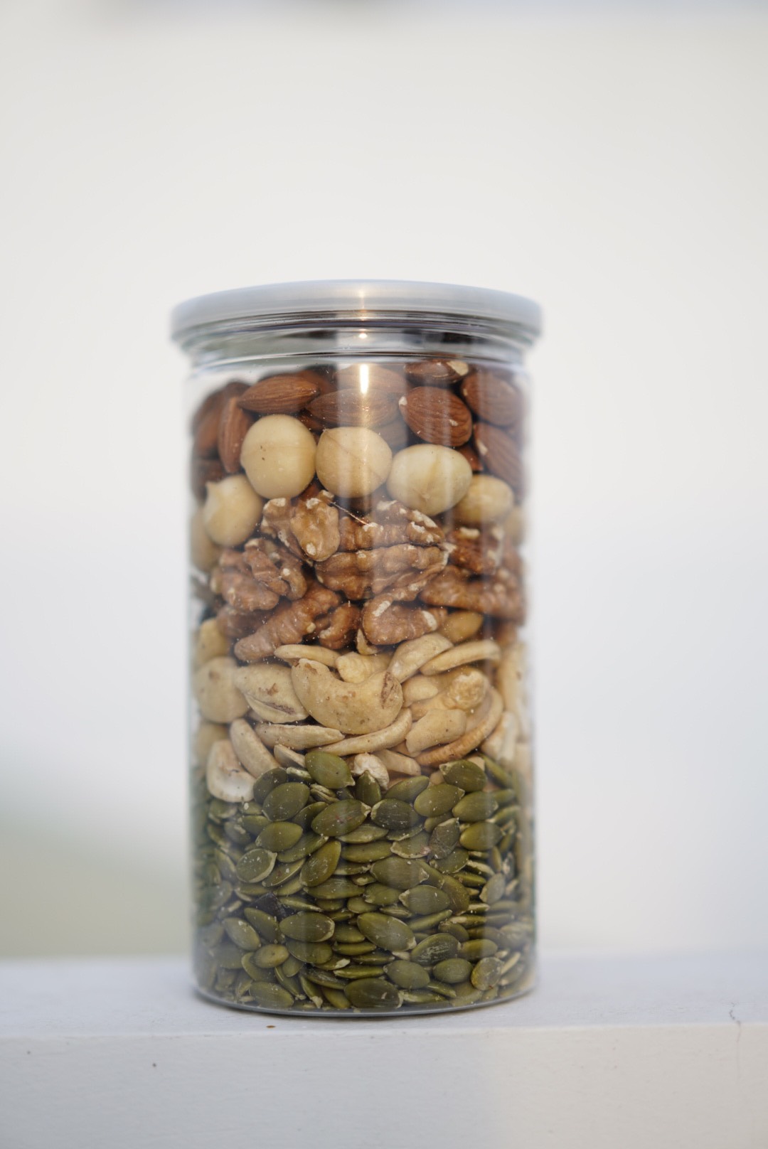 Hạt Dinh Dưỡng Ăn Kiêng - Mix 5 Loại Hạt (macca, óc chó vàng, hạt điều, hạt bí, hạnh nhân)