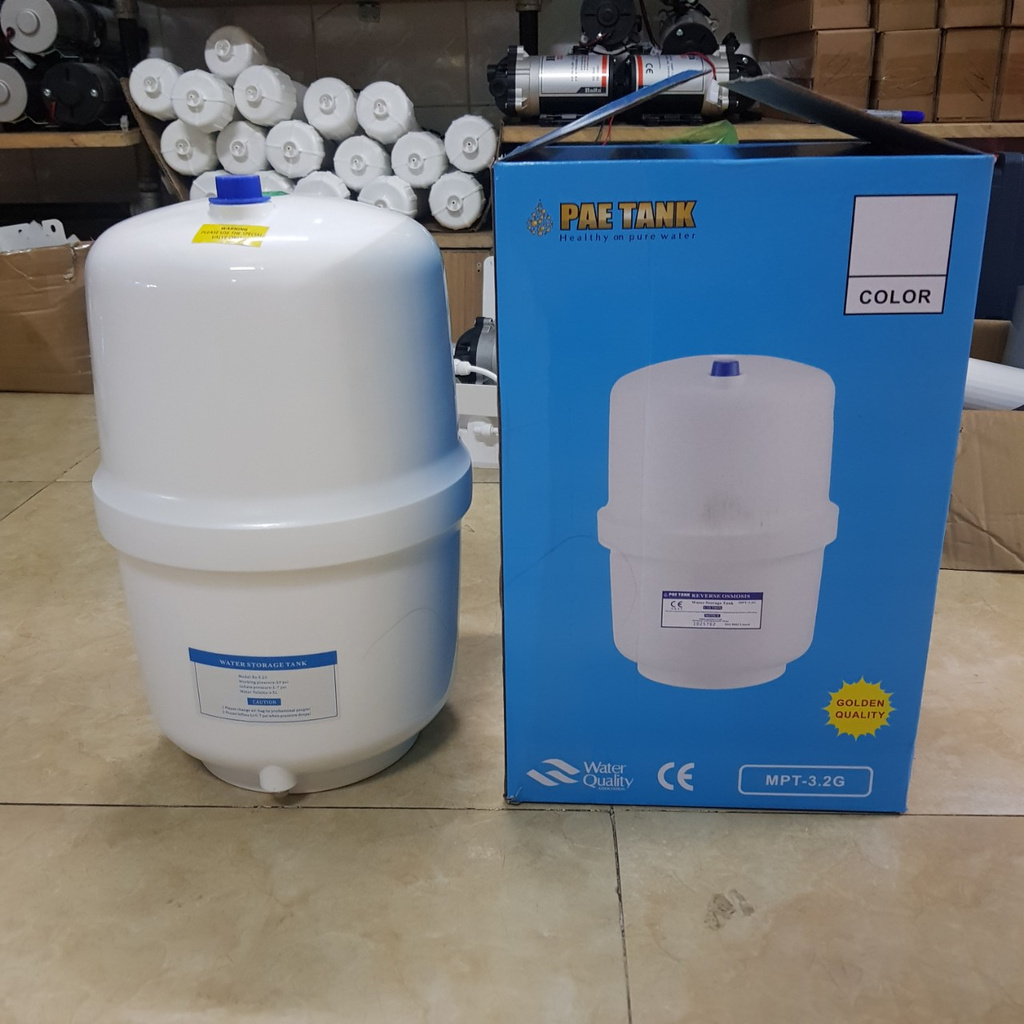 Bình áp nhựa 3.2g 8 lít cho máy lọc nước ro