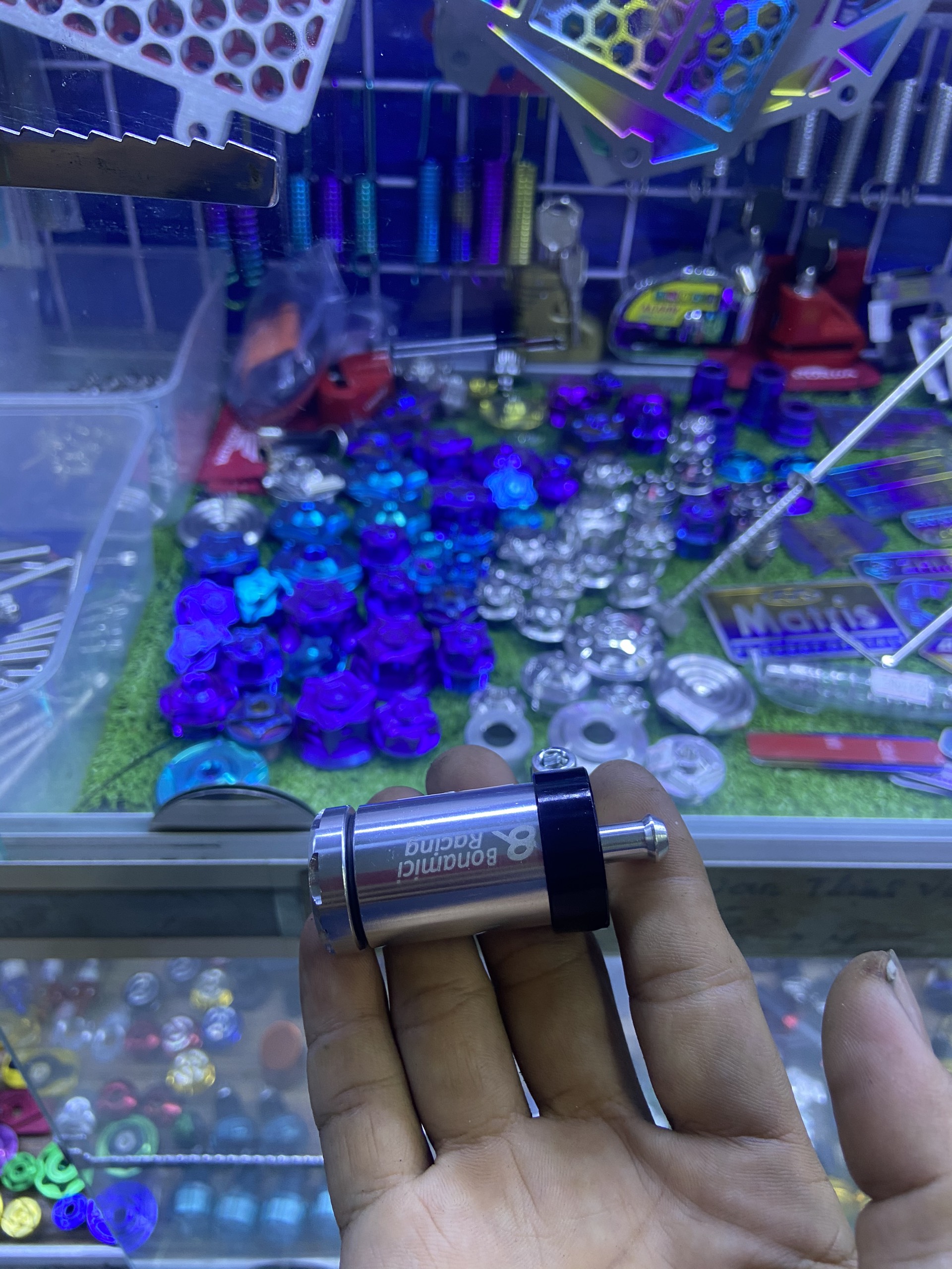 bình dầu nhôm cnc Bonamici