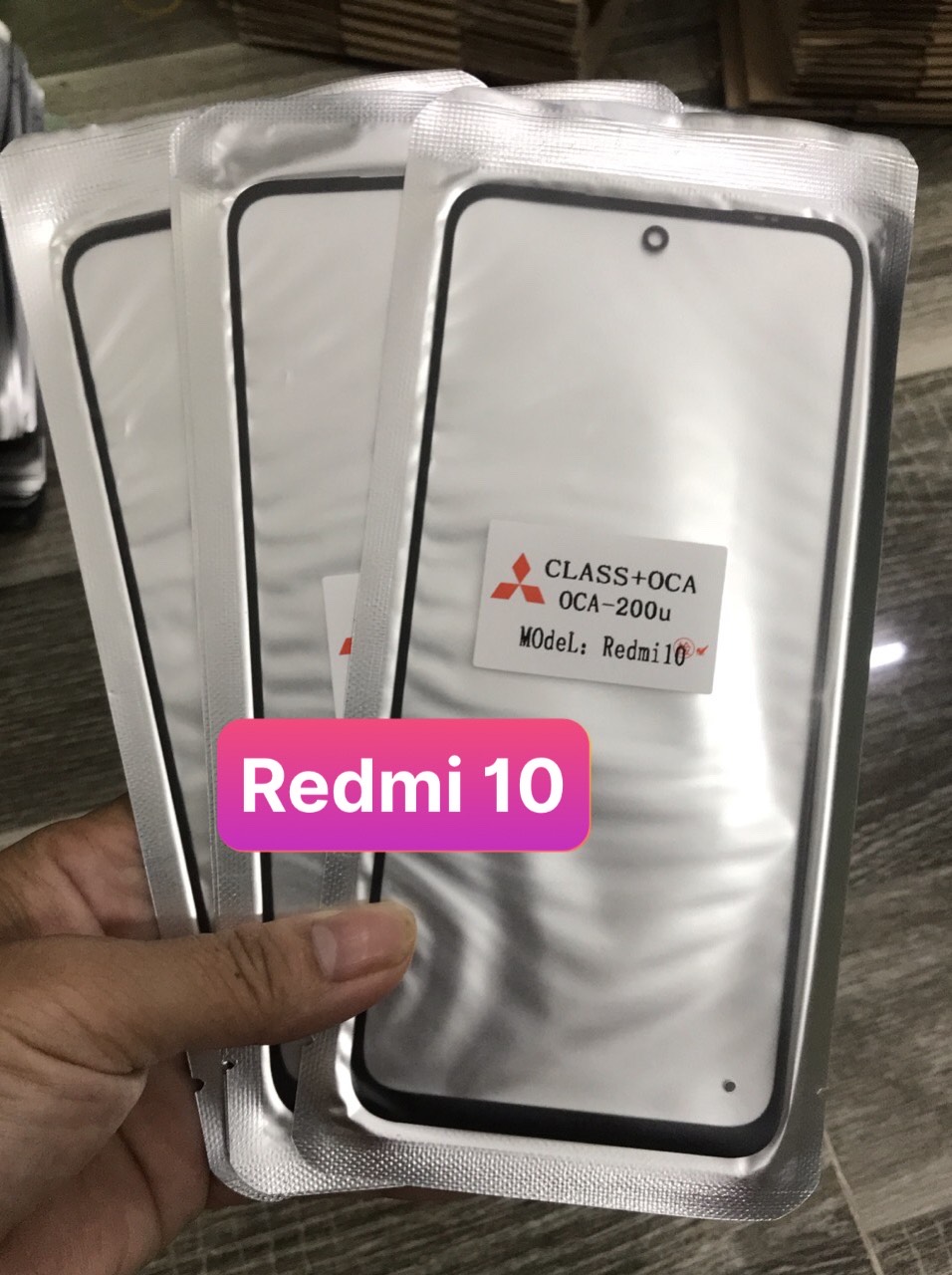 kính ép sãn keo xiaomi Redmi 10 ( thay khi kính màn hình bị vỡ)