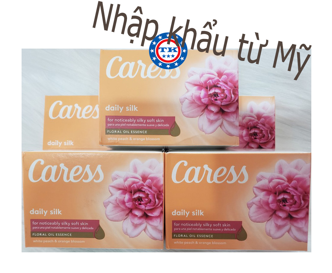 Combo 5 xà bông cục caress daily silk 106g x 5 cục - mỹ