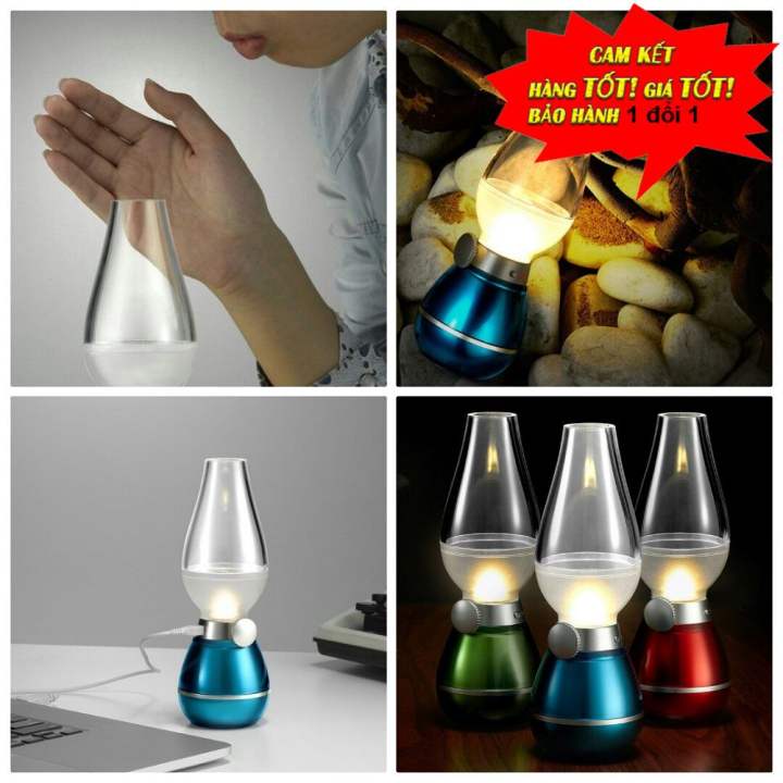 ĐÈN DẦU THẦN KỲ THỔI LÀ SÁNG VỖ NHẸ LÀ TẮT BÓNG LED CẢM ỨNG, đèn thần kỳ, đèn cảm ứng, đèn thắp sáng thần kỳ, đèn cảm ứng thổi là sáng, đèn thắp sáng thổi thần kỳ