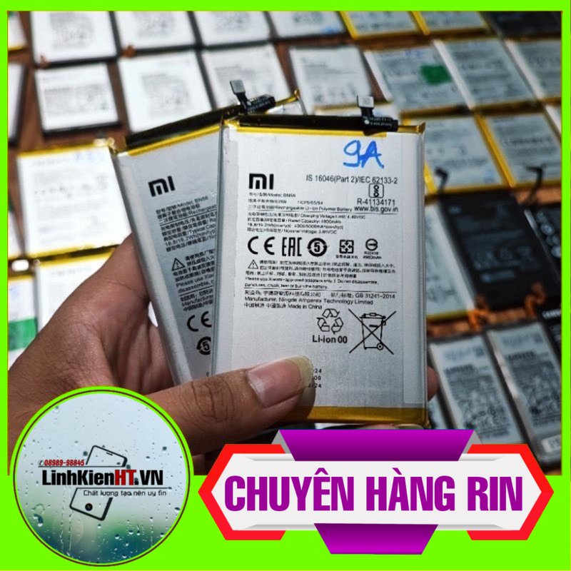 Pin Redmi 9A rin bóc máy