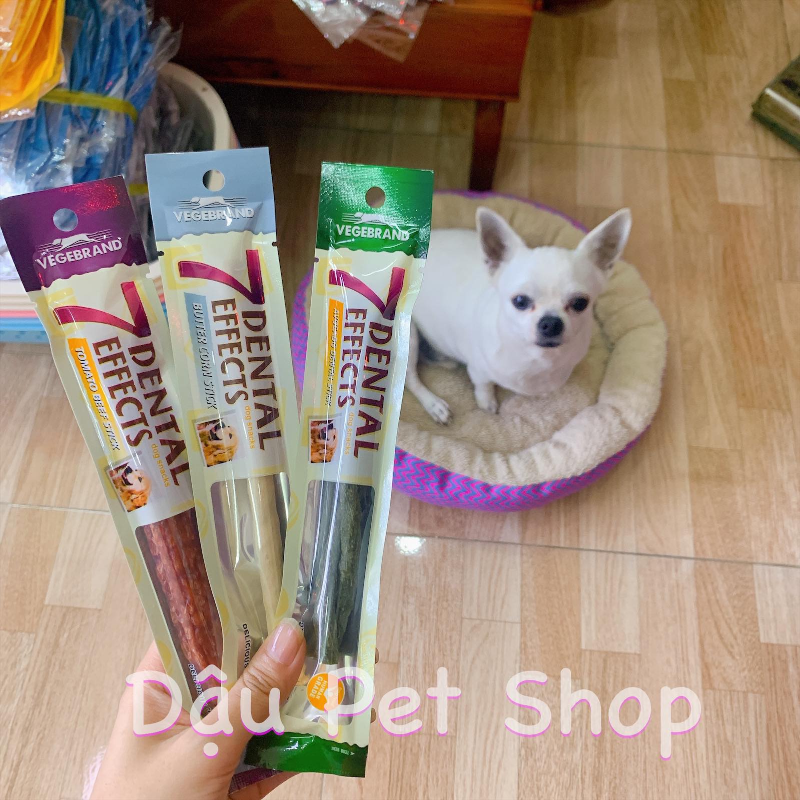 [HCM]Xương Gặm 7 Dental Effect Sạch Răng Thơm Miệng Cho Chó